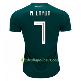 Jalkapallo Pelipaidat Meksiko M.Layun 7 World Cup 2018 Kotipaita